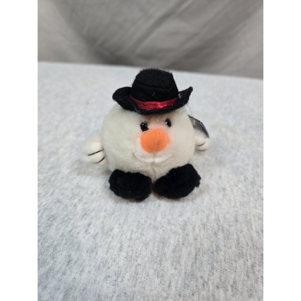 (Y24B1) Puffkins Snowman Flurry‎ Swibco Plush Stuffed Toy